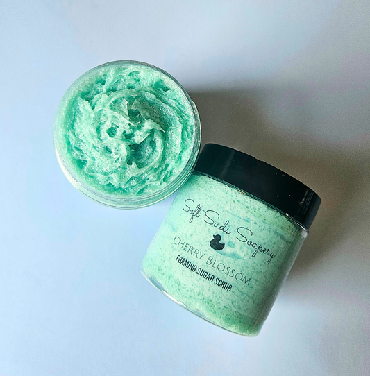 Cherry Blossom Foaming Sugar Scrub