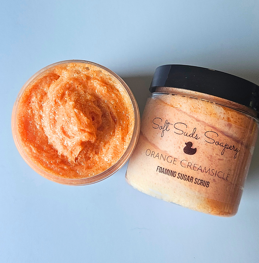 Orange Creamsicle Foaming Sugar Scrub *SEASONAL RELEASE*