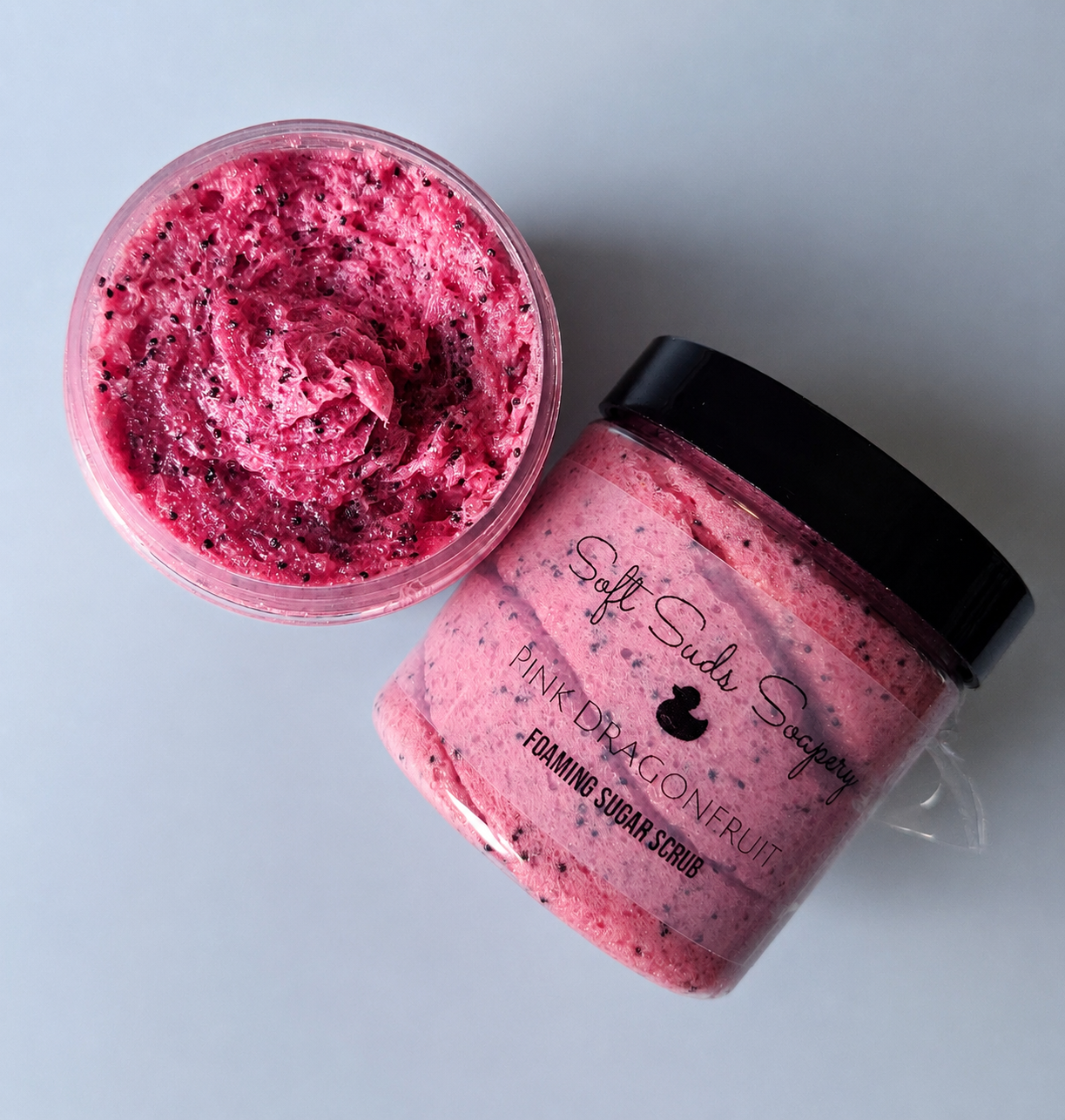 Pink Dragonfruit Foaming Sugar Scrub